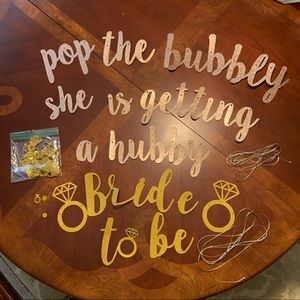 Bachelorette Party Bride to Be Decorations